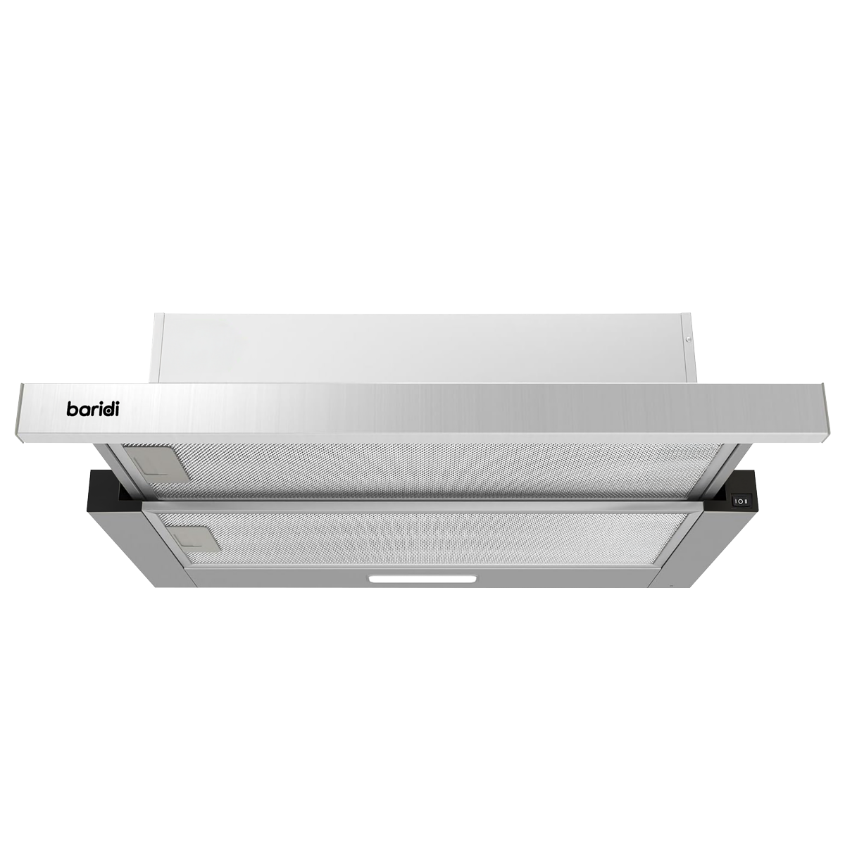 Telescopic Cooker Hood with Aluminium Filters 60cm - Stainless Steel DH286