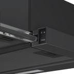 Telescopic Cooker Hood with Aluminium Filters 60cm - Black DH287