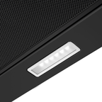 Telescopic Cooker Hood with Aluminium Filters 60cm - Black DH287