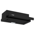 Telescopic Cooker Hood with Aluminium Filters 60cm - Black DH287