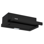 Telescopic Cooker Hood with Aluminium Filters 60cm - Black DH287