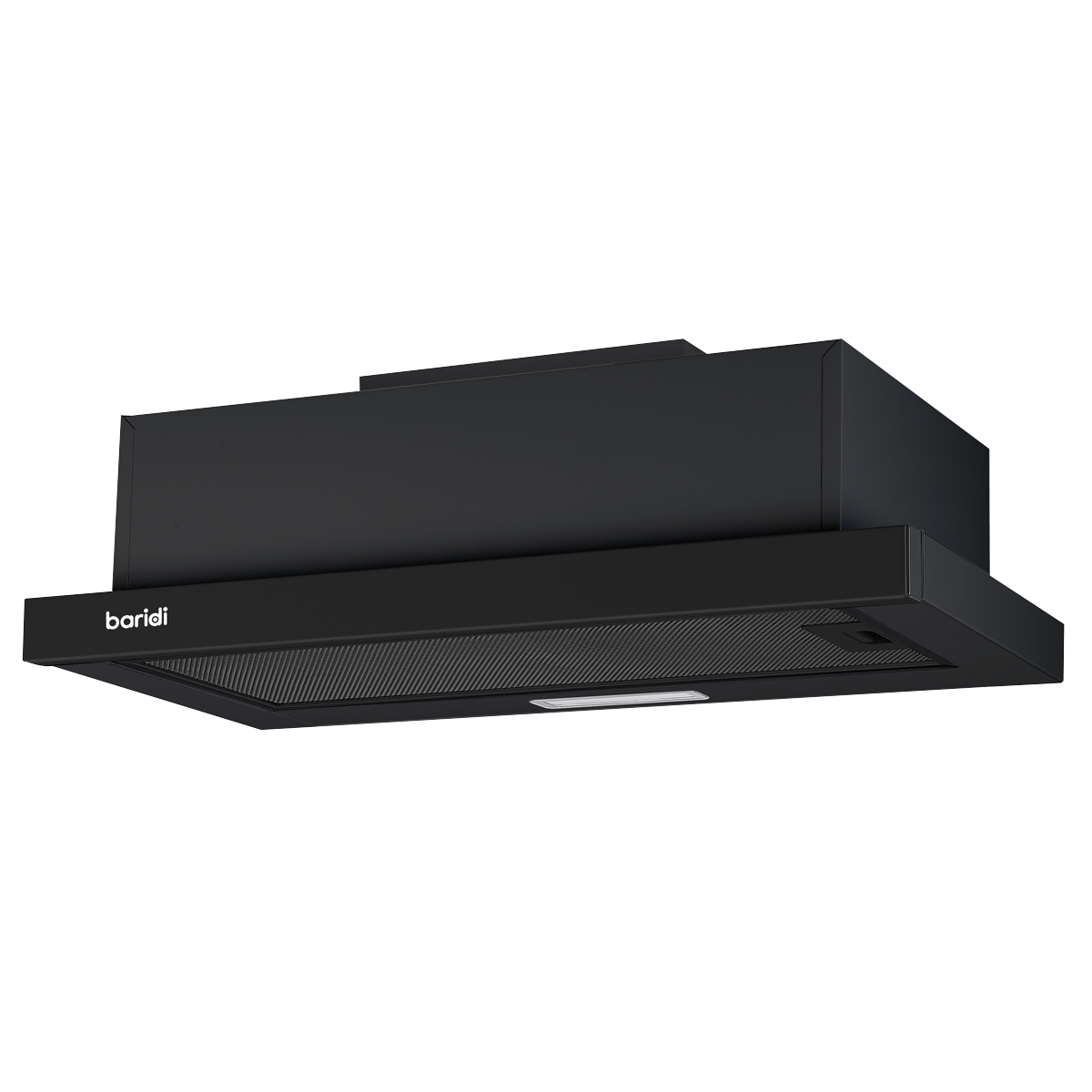 Telescopic Cooker Hood with Aluminium Filters 60cm - Black DH287