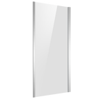 Side Panel for Sliding Shower Doors, 6mm Tempered Glass - Chrome DH296