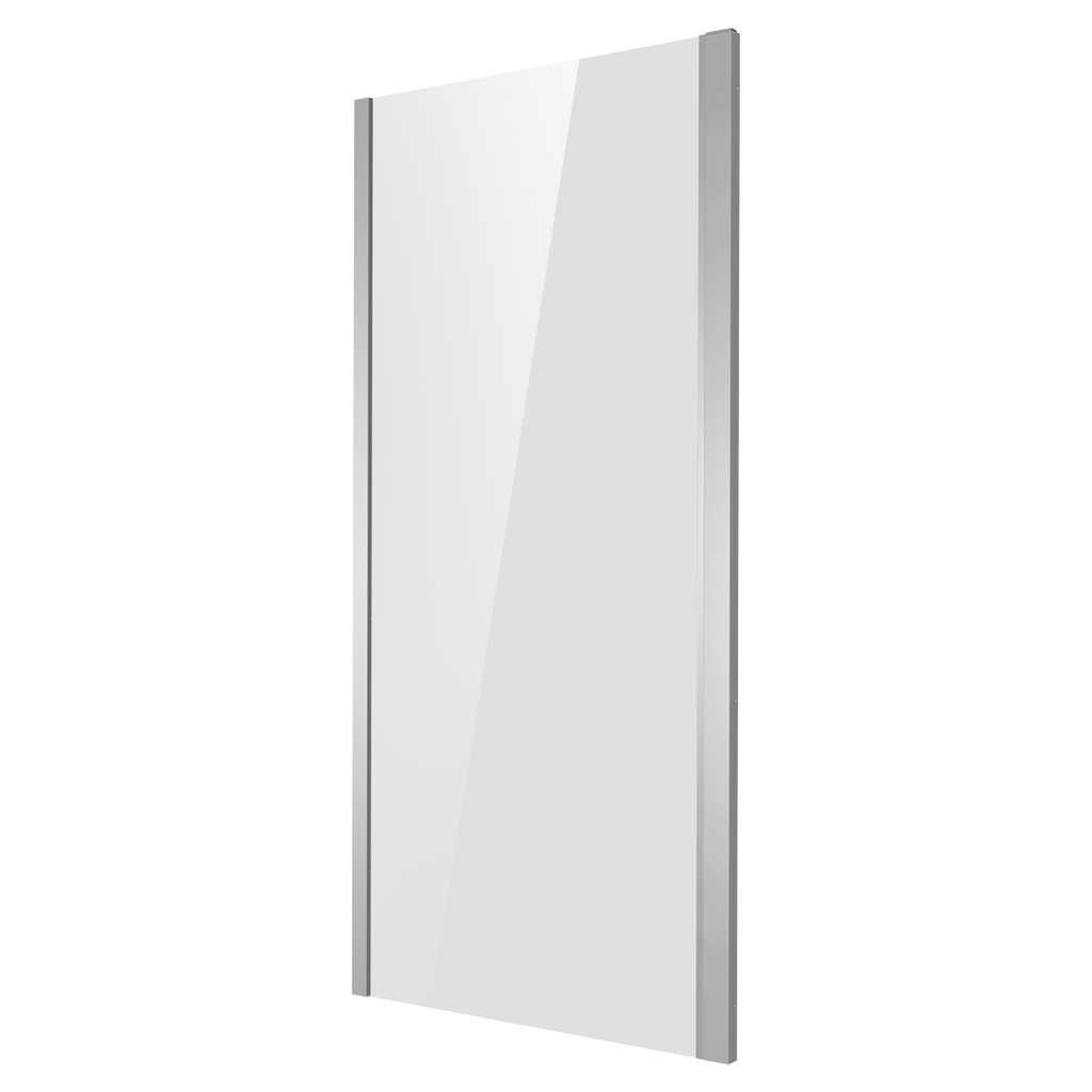 Side Panel for Sliding Shower Doors, 6mm Tempered Glass - Chrome DH296