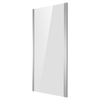 Side Panel for Sliding Shower Doors, 6mm Tempered Glass - Chrome DH296
