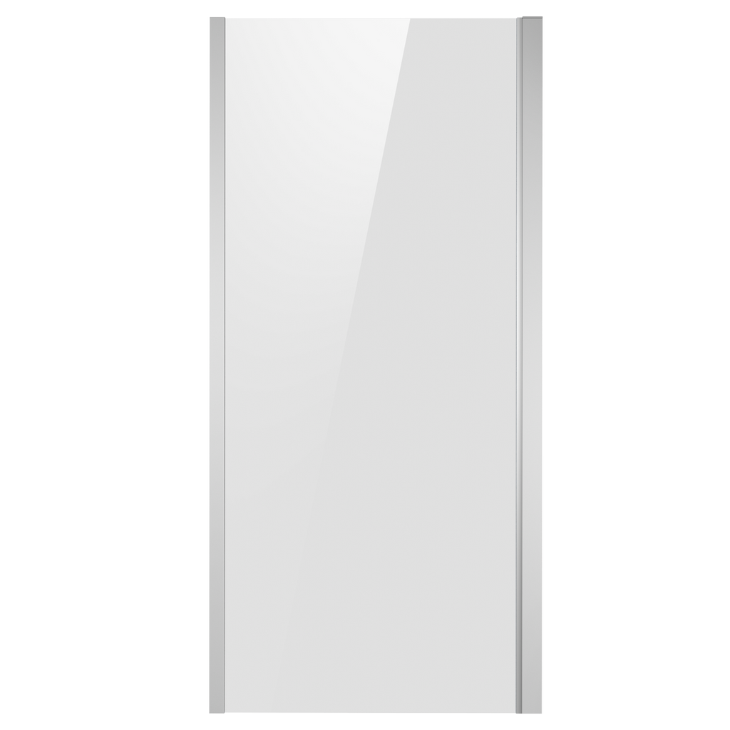 Side Panel for Sliding Shower Doors, 6mm Tempered Glass - Chrome DH296