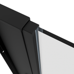 Side Panel for Sliding Shower Doors, 6mm Tempered Glass - Black DH297