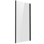 Side Panel for Sliding Shower Doors, 6mm Tempered Glass - Black DH297