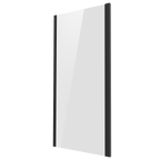 Side Panel for Sliding Shower Doors, 6mm Tempered Glass - Black DH297