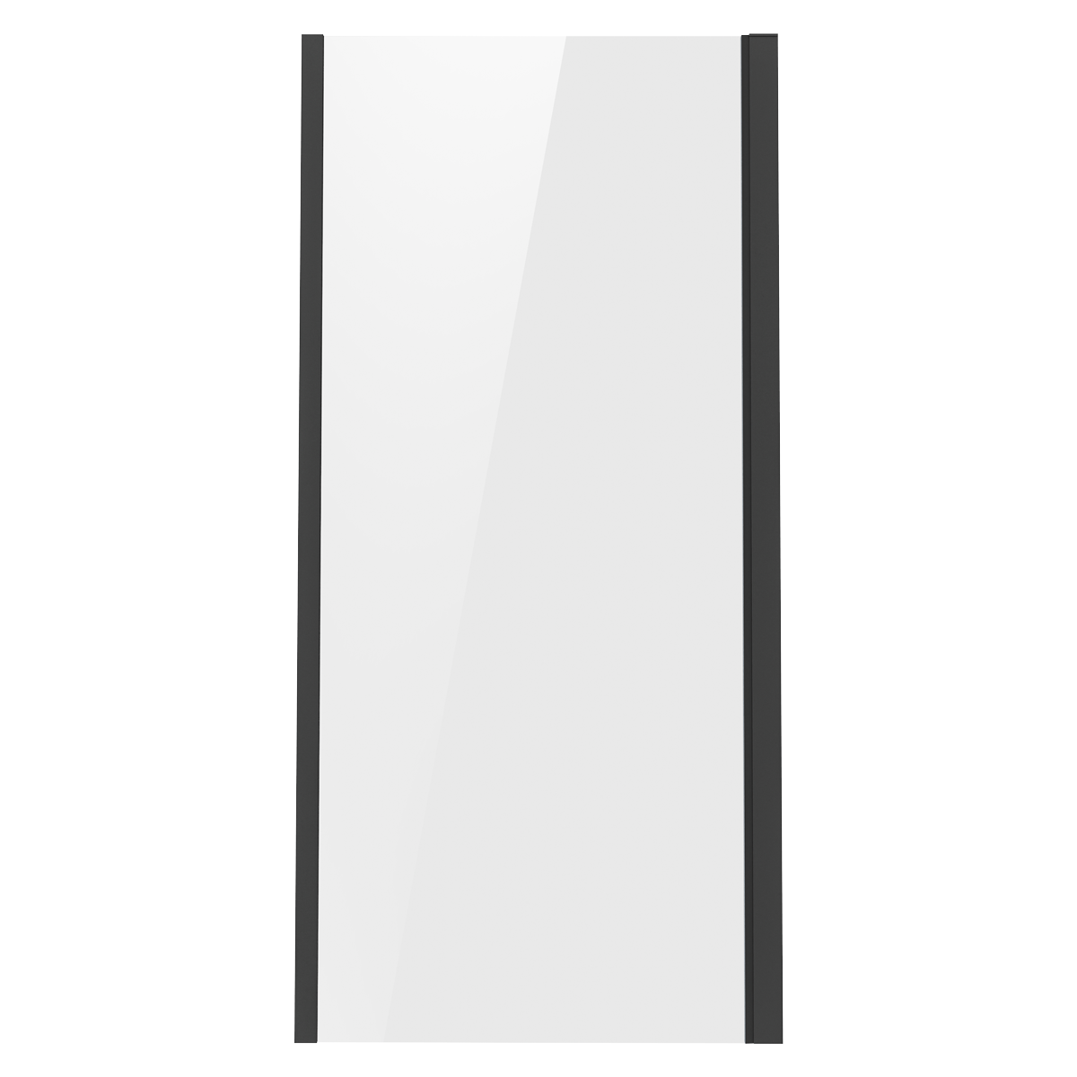 Side Panel for Sliding Shower Doors, 6mm Tempered Glass - Black DH297