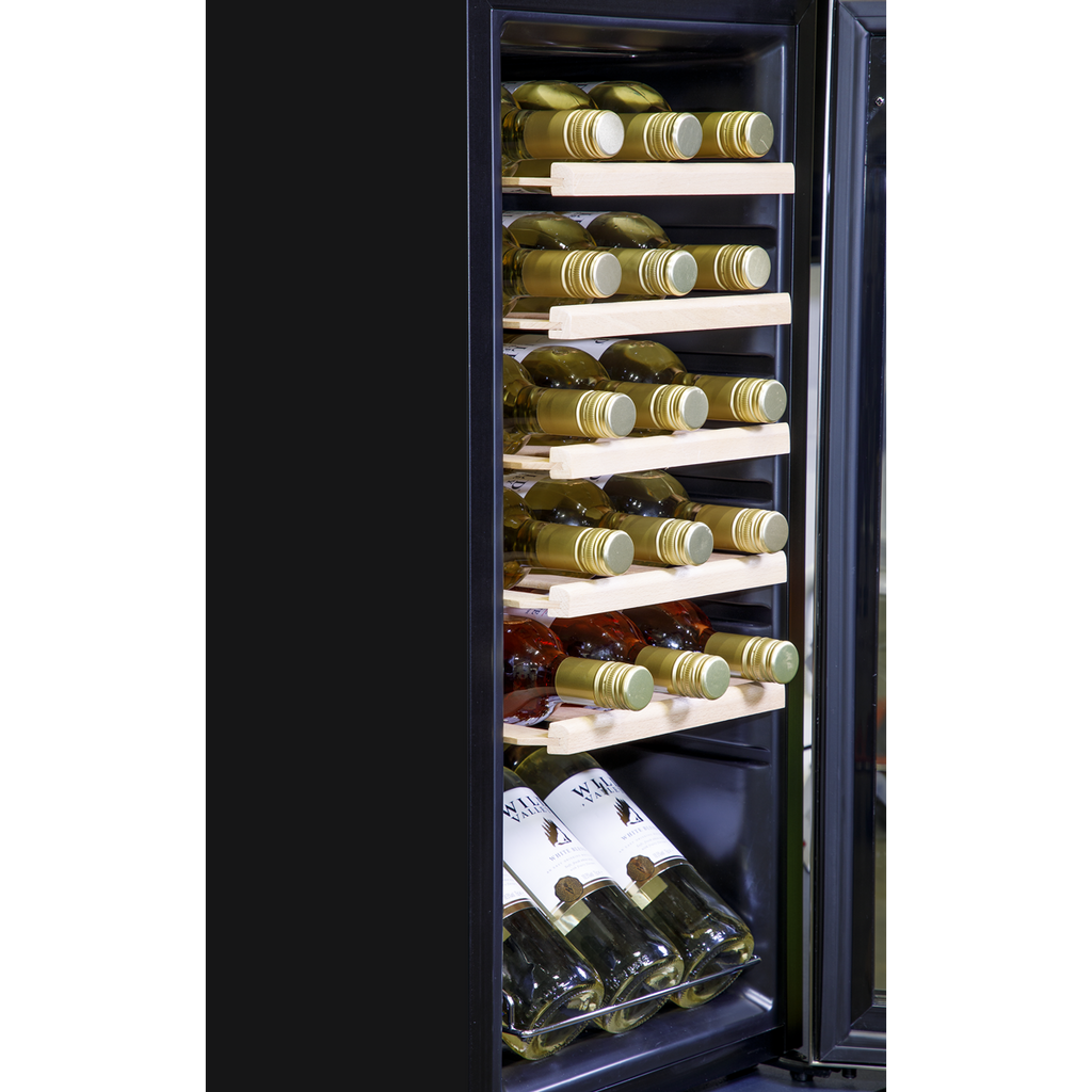 18 Bottle Wine Fridge & Cooler - Stainless Steel DH29