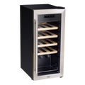 18 Bottle Wine Fridge & Cooler - Stainless Steel DH29