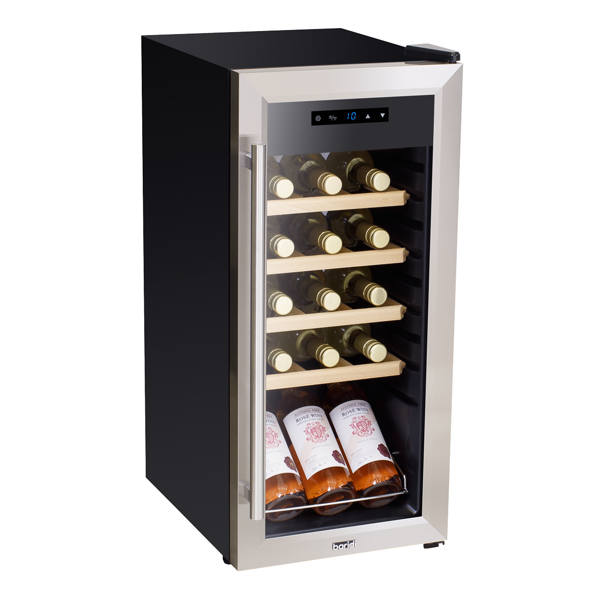 18 Bottle Wine Fridge & Cooler - Stainless Steel DH29