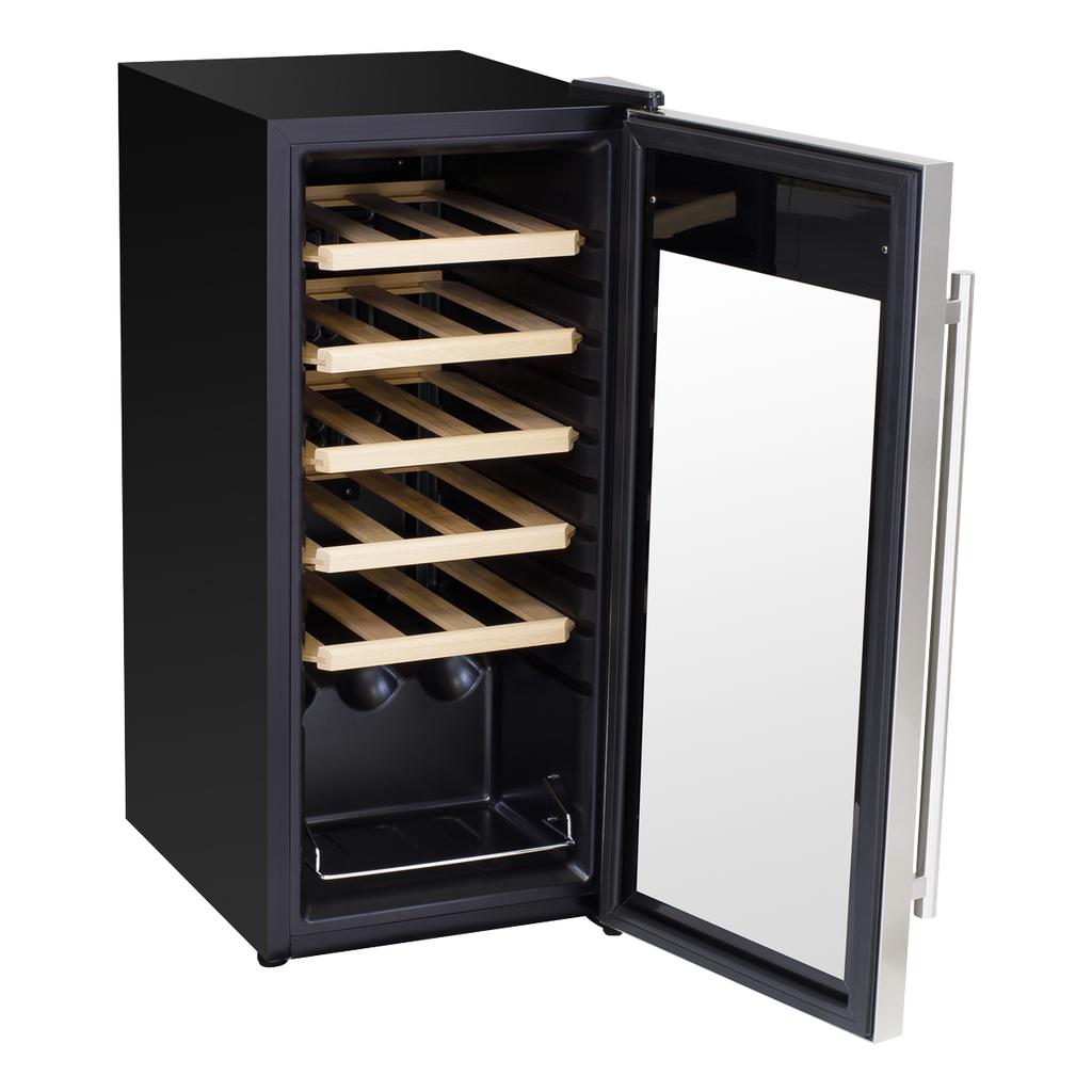 18 Bottle Wine Fridge & Cooler - Stainless Steel DH29