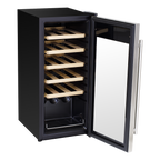 18 Bottle Wine Fridge & Cooler - Stainless Steel DH29