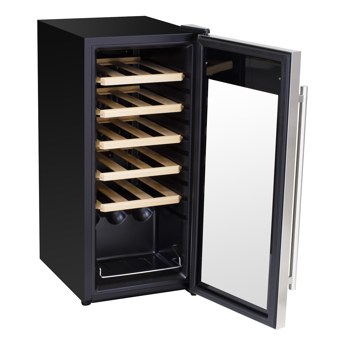 18 Bottle Wine Fridge & Cooler - Stainless Steel DH29