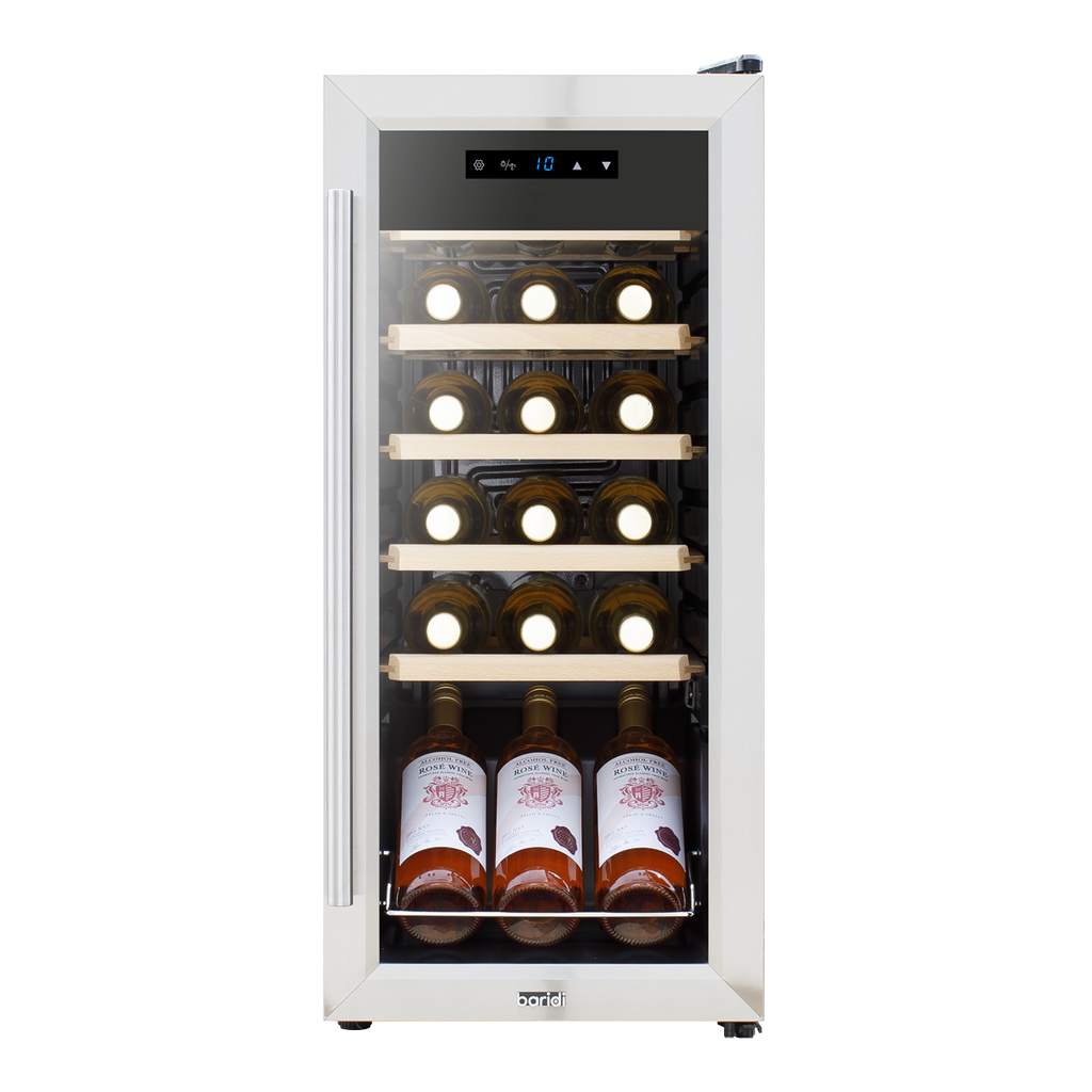 18 Bottle Wine Fridge & Cooler - Stainless Steel DH29