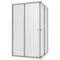 Corner Shower Entry Enclosure 1000 x 800 x 1850mm with 6mm Tempered Glass - Chrome DH300