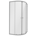 Quadrant Shower Entry Enclosure 800 x 800 x 1850mm with 6mm Tempered Glass - Chrome DH301