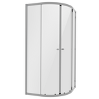 Quadrant Shower Entry Enclosure 800 x 800 x 1850mm with 6mm Tempered Glass - Chrome DH301