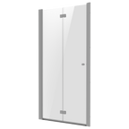 Bi-Fold Shower Door 800 x 1850mm, 6mm Tempered Glass, Reversible - Chrome DH305
