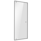 Hinged Shower Door 800 x 1850mm, 6mm Tempered Glass, Reversible - Chrome DH306