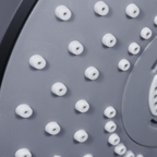 Thermostatic Shower Mixer Set 20cm Round Head with Adjustable Rail - Black DH315