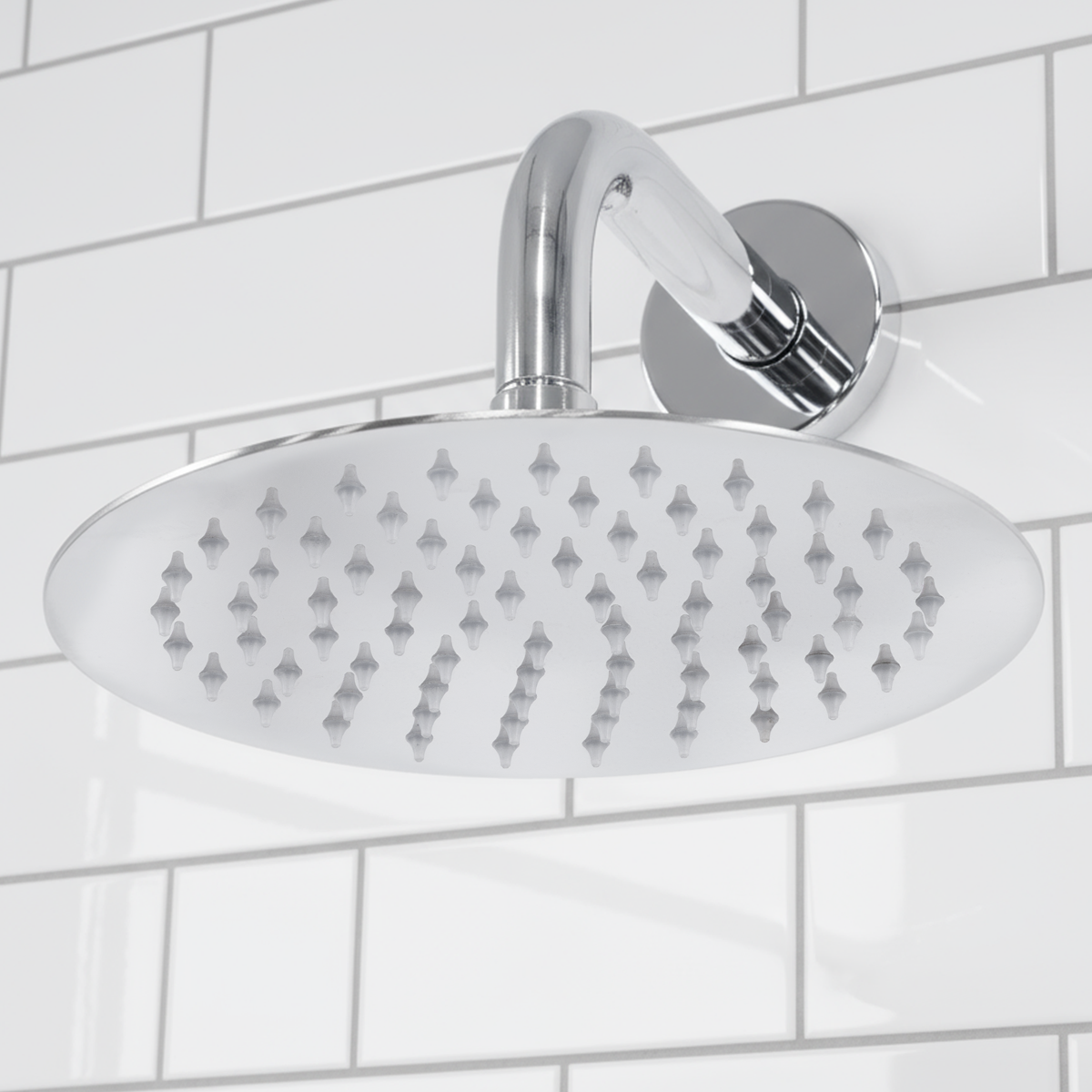 Concealed Thermostatic Shower Set 20cm Round Head & Hand Shower - Chrome DH318