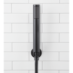 Concealed Thermostatic Shower Set 20cm Round Head & Hand Shower - Black DH319