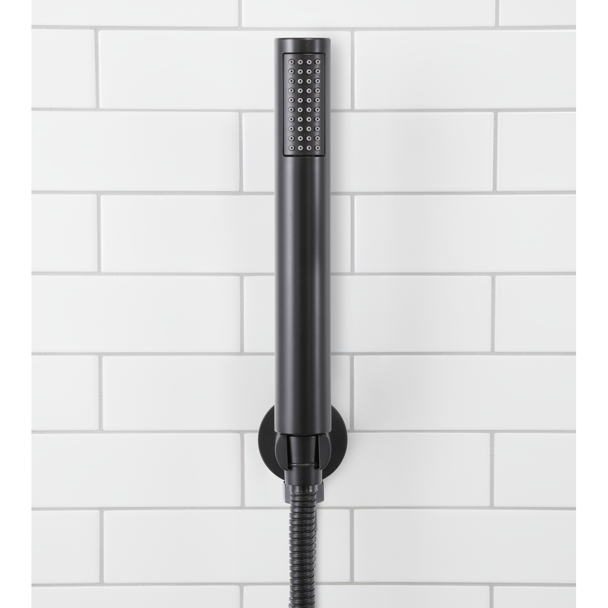 Concealed Thermostatic Shower Set 20cm Round Head & Hand Shower - Black DH319