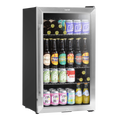 Wine, Beer & Drinks Fridge 85L Capacity - Stainless Steel DH31