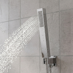 Concealed Thermostatic Shower Set 20 x 20cm Square Head & Hand Shower - Chrome DH320