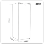 Freestanding Tall Freezer 177L Capacity – White DH324