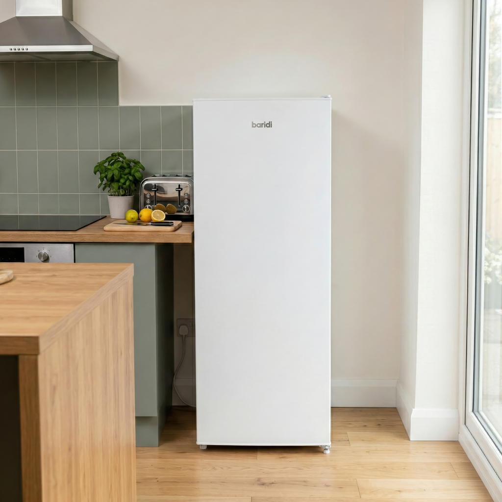 Freestanding Tall Freezer 177L Capacity – White DH324