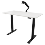 Dual Motor Height-Adjustable Electric Standing Desk - White DH32