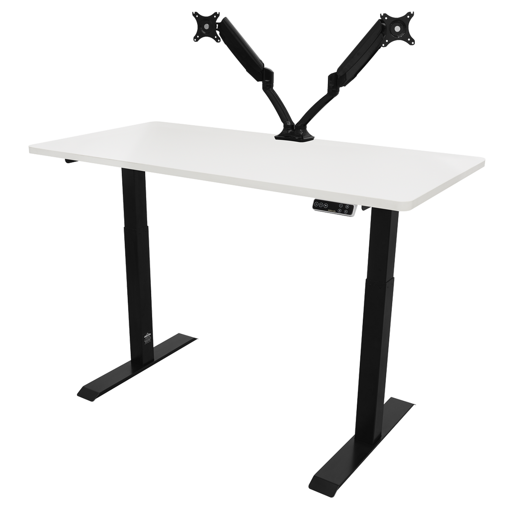Dual Motor Height-Adjustable Electric Standing Desk - White DH32