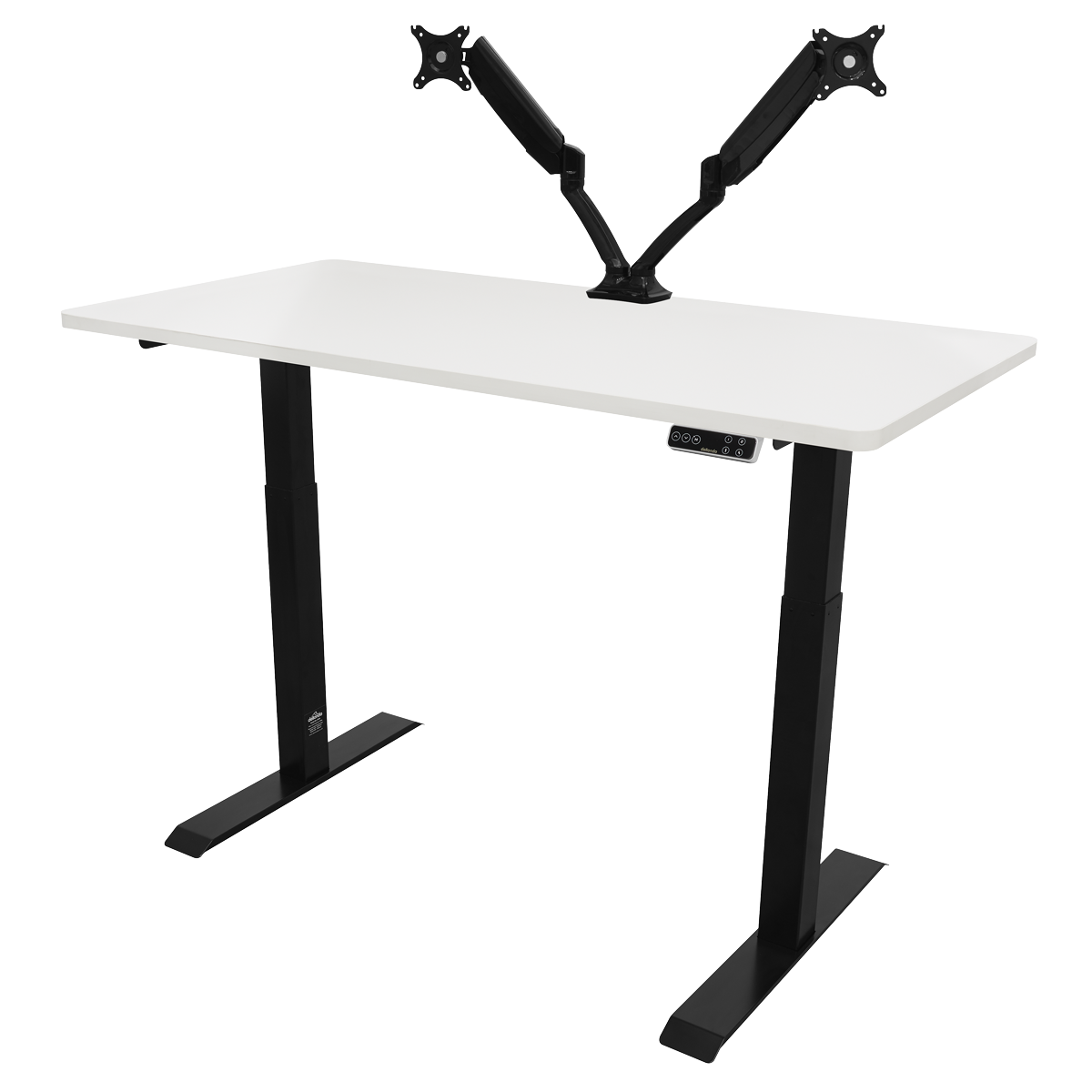 Dual Motor Height-Adjustable Electric Standing Desk - White DH32