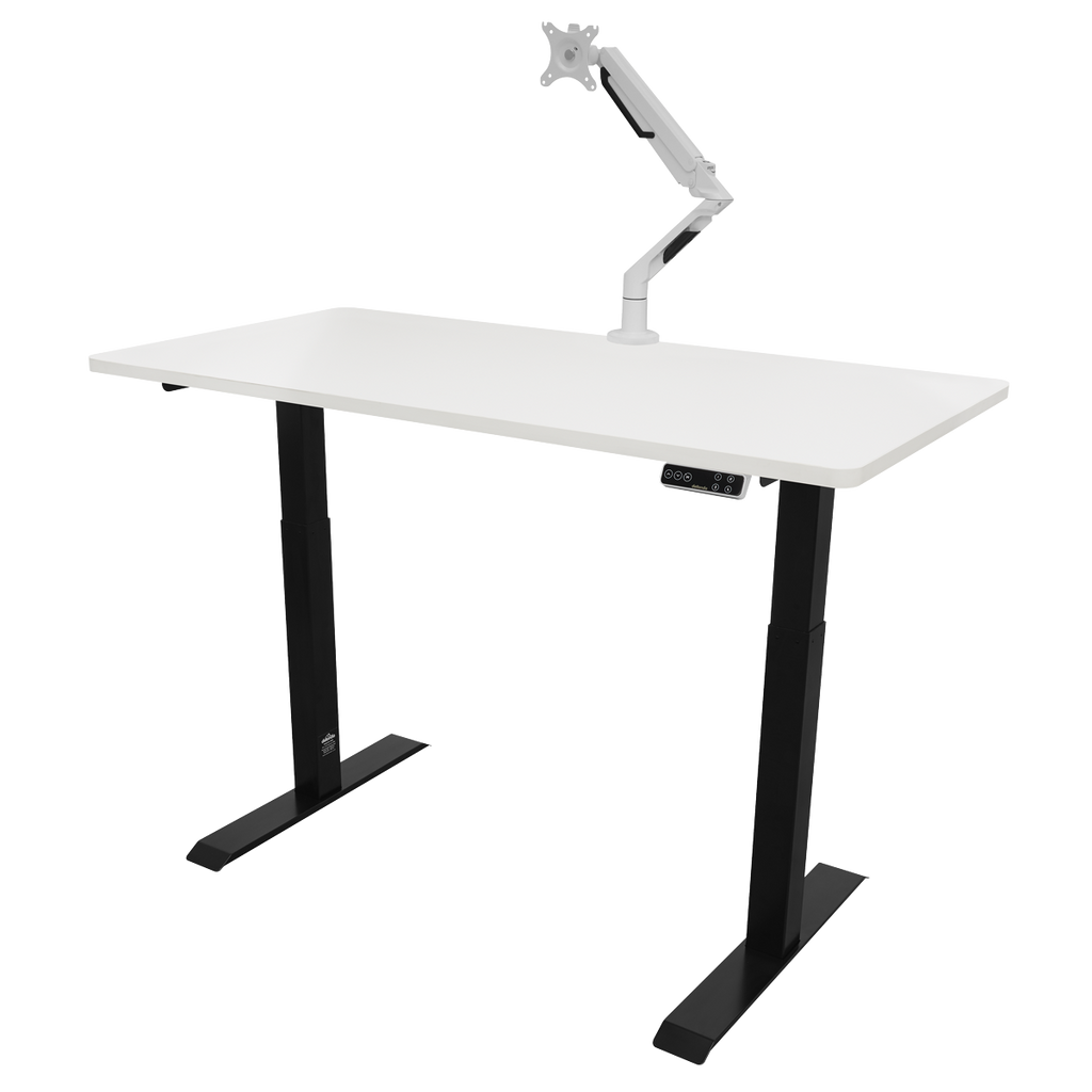 Dual Motor Height-Adjustable Electric Standing Desk - White DH32