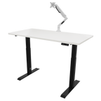 Dual Motor Height-Adjustable Electric Standing Desk - White DH32