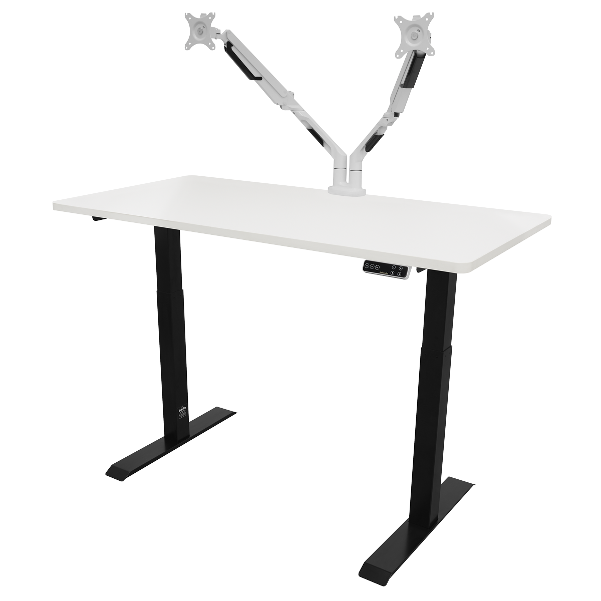 Dual Motor Height-Adjustable Electric Standing Desk - White DH32