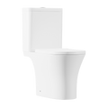 Close-Coupled Toilet with Soft Close Seat, Dual Flush Cistern & Rimless Flush – White DH332