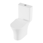 Close-Coupled Toilet with Soft Close Seat, Dual Flush Cistern & Rimless Flush – White DH332