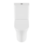 Close-Coupled Toilet with Soft Close Seat, Dual Flush Cistern & Rimless Flush – White DH332