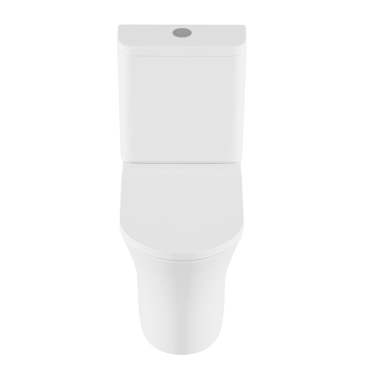 Close-Coupled Toilet with Soft Close Seat, Dual Flush Cistern & Rimless Flush – White DH332