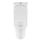 Close-Coupled Toilet with Soft Close Seat, Dual Flush Cistern & Rimless Flush – White DH332