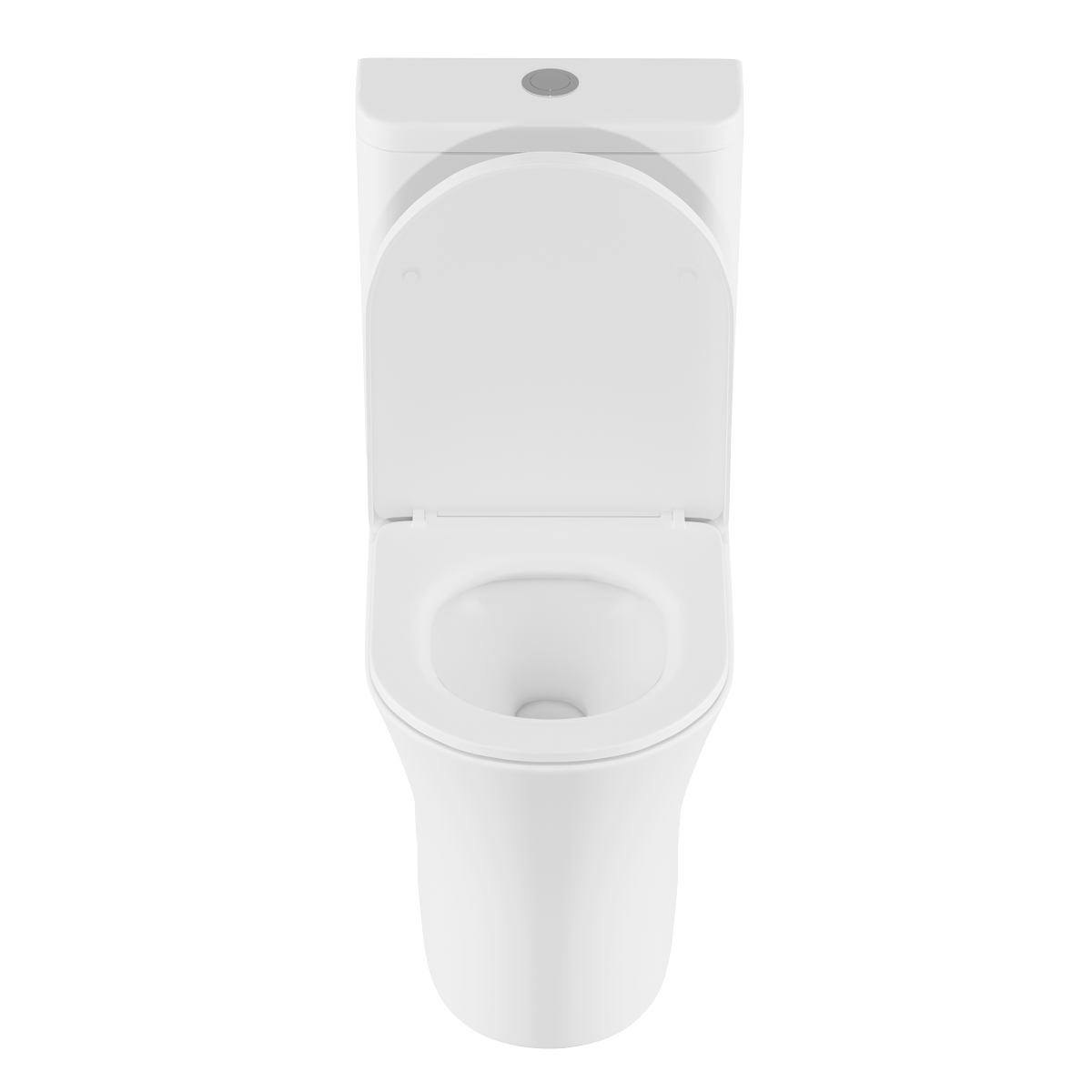 Close-Coupled Toilet with Soft Close Seat, Dual Flush Cistern & Rimless Flush – White DH332