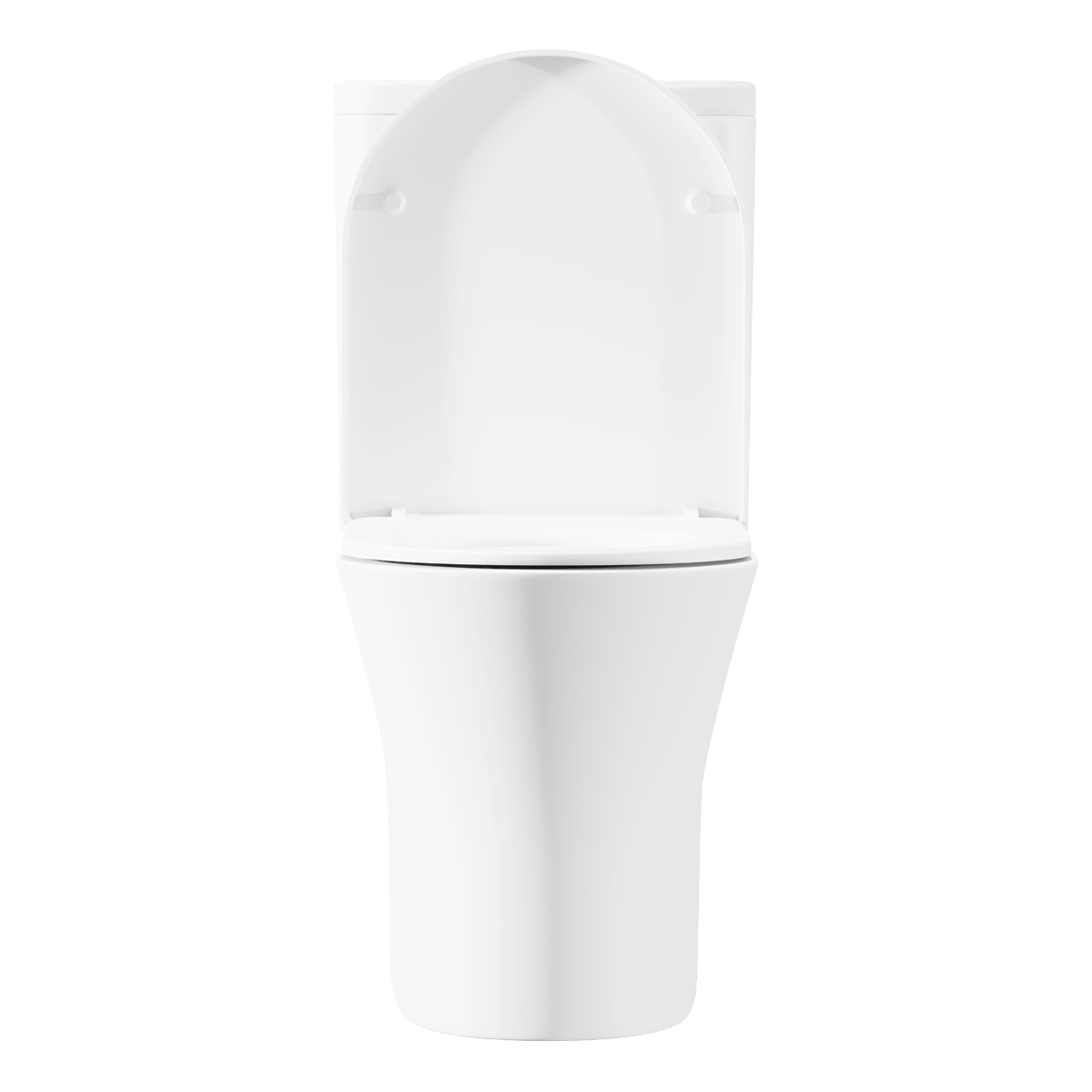 Close-Coupled Toilet with Soft Close Seat, Dual Flush Cistern & Rimless Flush – White DH332