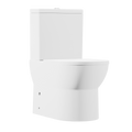 Close-Coupled Toilet with Soft Close Seat, Dual Flush Cistern & Rimless Flush – White DH333