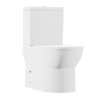 Close-Coupled Toilet with Soft Close Seat, Dual Flush Cistern & Rimless Flush – White DH333