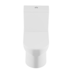 Close-Coupled Toilet with Soft Close Seat, Dual Flush Cistern & Rimless Flush – White DH333